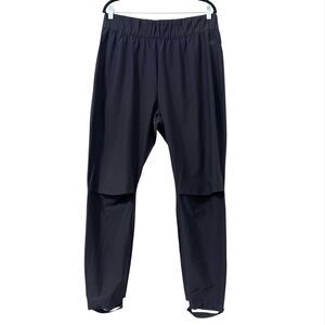 Nike Tech Pack Stirrup Pants Women Sz Medium Open Knees Black Sportswear Outdoor